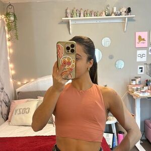 Lululemon Peach Crop Top